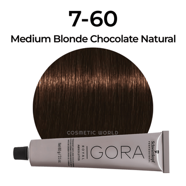 SCHWARZKOPF - IGORA ROYAL_Igora Royal Absolutes 7 - 60 Medium Blonde Chocolate Natural_Cosmetic World